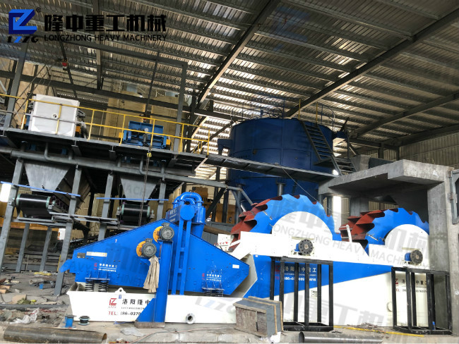洗沙子用100t/h輪斗式洗砂機(jī)怎么樣？?jī)r(jià)格貴